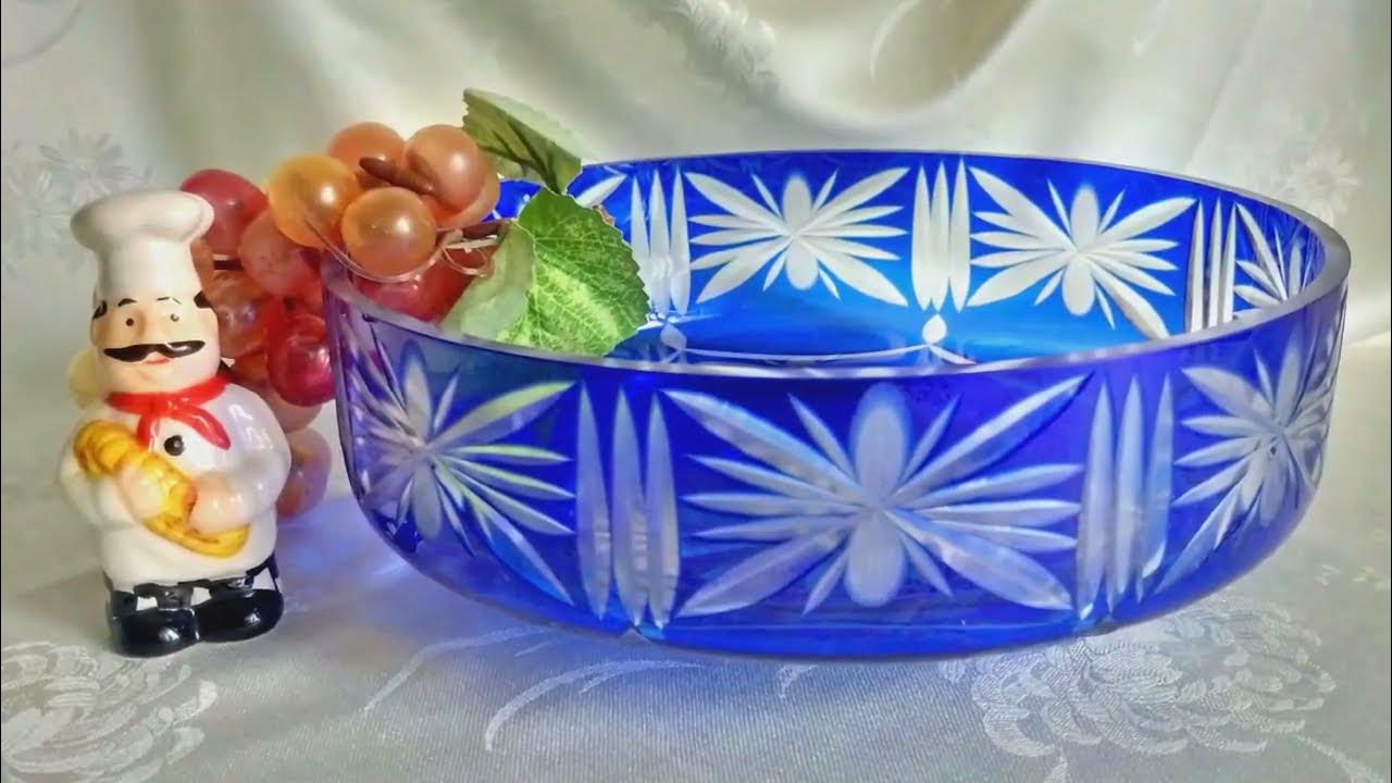 Винтажное синее стекло - YouTube