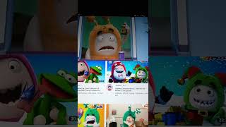 oddbods slick is bald and screaming