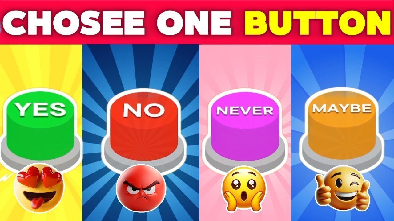 🎮 Выберите одну кнопку! ДА, НЕТ, ВОЗМОЖНО или НИКОГДА | Викторина Abem