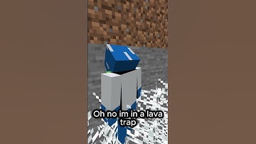 Minecraft lava trap #minecraftroleplay