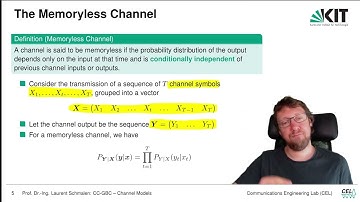 Lecture "Channel Coding: Graph-based Codes", Chapter 1, Vid. 1, "Channel Models"
