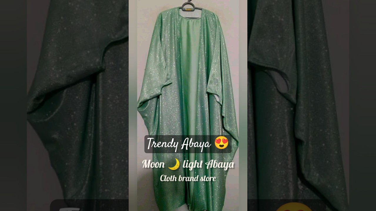 MoonLight Abaya Design | Abaya design 2025 | stylish abaya | dubai abaya 