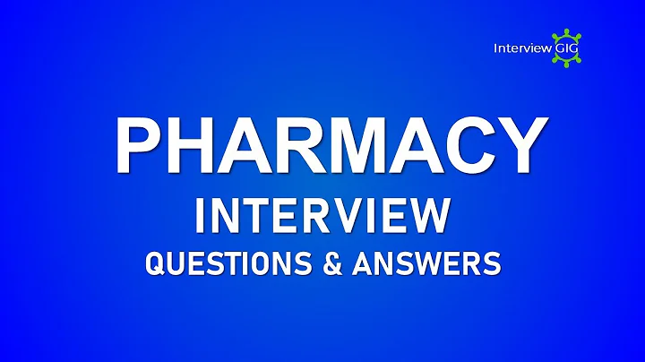 Pharmacy Interview Questions and Answers | Most Asked Pharmacist Interview Questions |