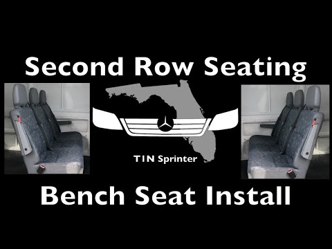 Adding Second Row Bench Seats in a T1N Sprinter