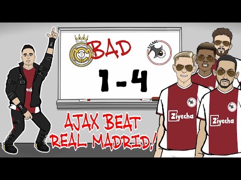 🤯Ajax beat Madrid!🤯 REAL ARE BAD! Ajax win 4-1 (Champions League Parody Goals Highlights Tadic)