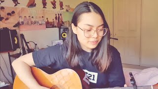 YOUNHA ft. RM - Winter Flower Acoustic Live Guitar \u0026 Vocal Cover (雪中梅 - 윤하) // (방탄소년단)