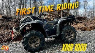 I get to ride a 2026 Can Am Outlander XMR 1000! First time riding an XMR!