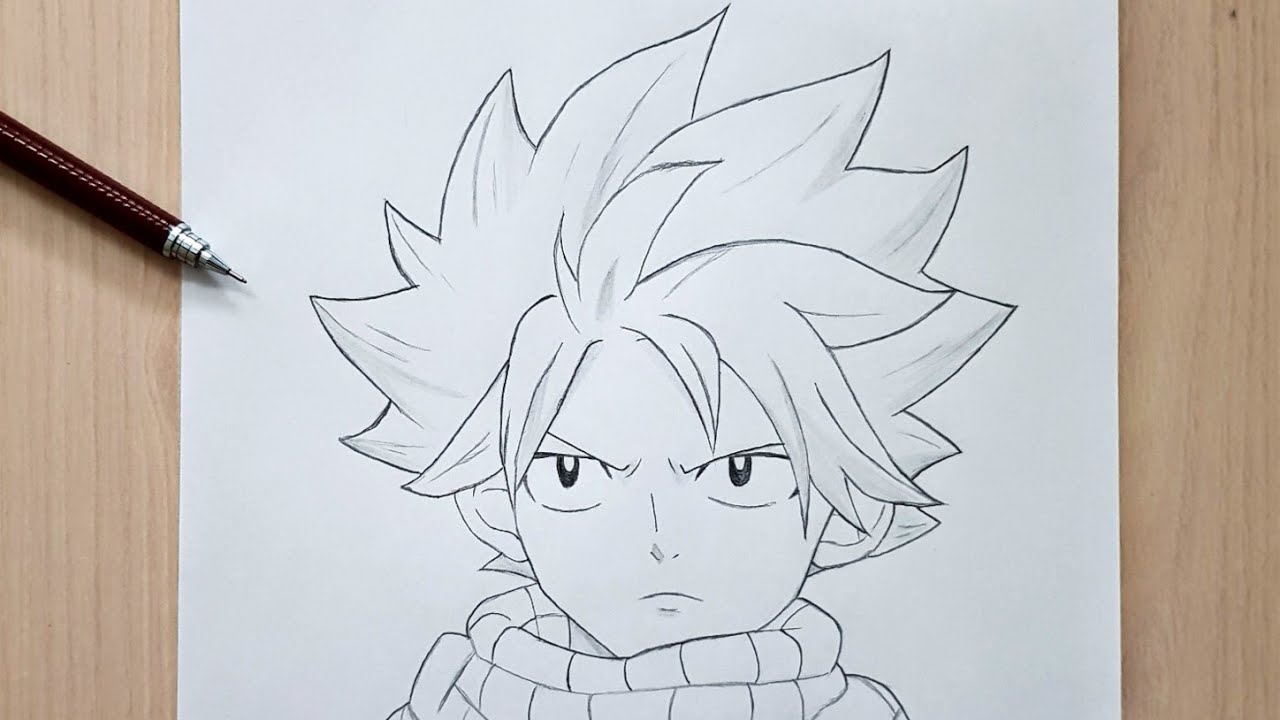 How To Draw Natsu (Dragon Form), Step By Step