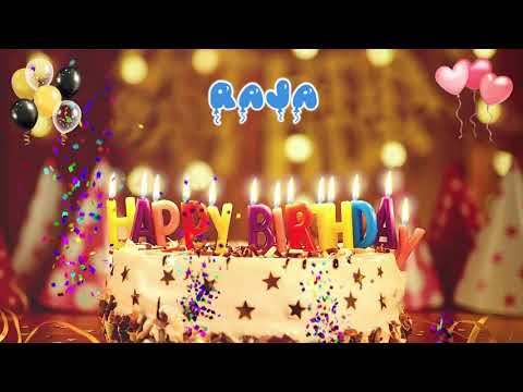 RAJA Birthday Song  Happy Birthday Raja