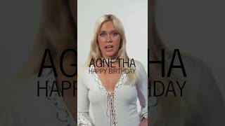 HAPPY BIRTHDAY AGNETHA! #ABBA #shorts #Agnetha