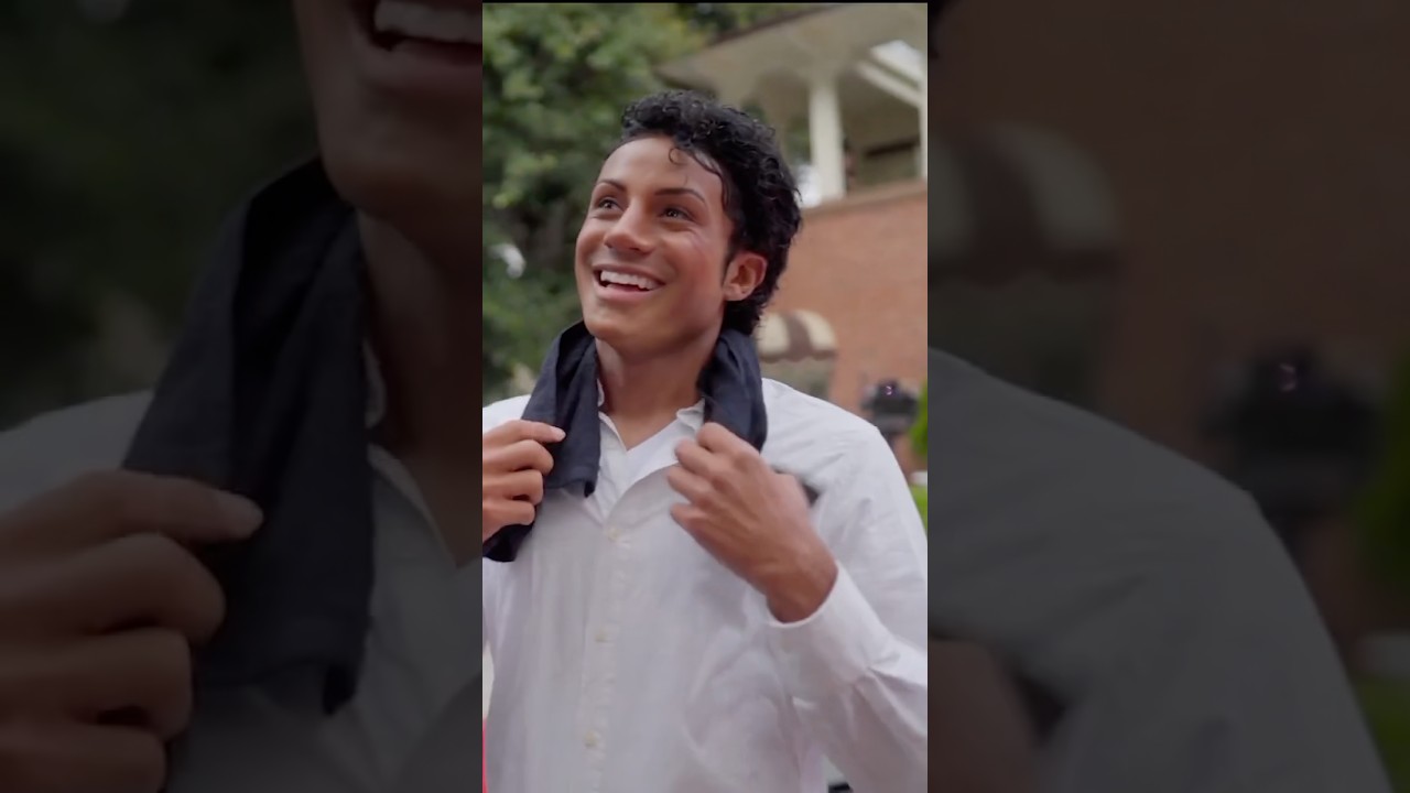 Jaafar Jackson meets the actor who will play his dad in #michaelmovie