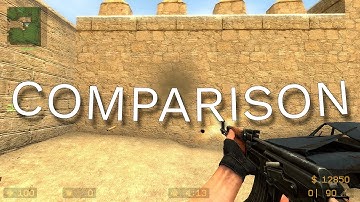🔫 in CS:S vs. CS 1.6 vs. CS:GO vs. CS2