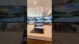 Triple monitor for Mac, Windows and Linux #laptop