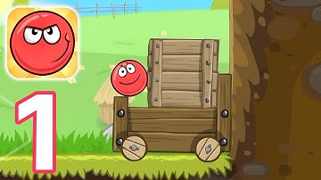 Red Ball 4 - Gameplay Walkthrough Part 1: Green  Hills Levels 1-9  (iOS,Android) No Commentary