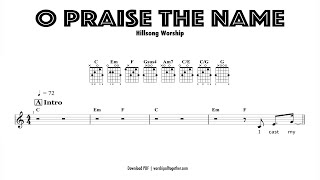 O Praise The Name - Hillsong Worship | Sheet Music, Chord, Lyrics