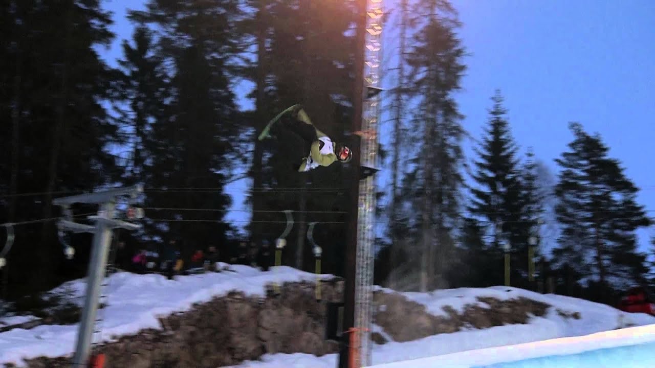 Brett Esser - Final run at the Arctic Challenge Halfpipe 2013