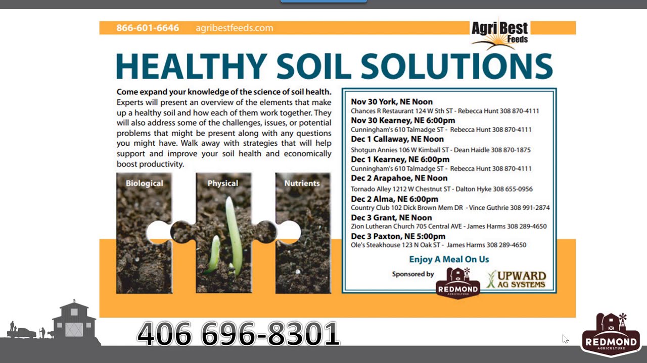 Nebraska Healthy Soil Solutions Tour Nov 30 - Dec 3 2020
