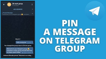 How to pin a message on telegram group