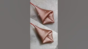 Trending blouse latkan making with satin fabric🌹tassels making for blouse/suit/Lehanga #shorts #diy