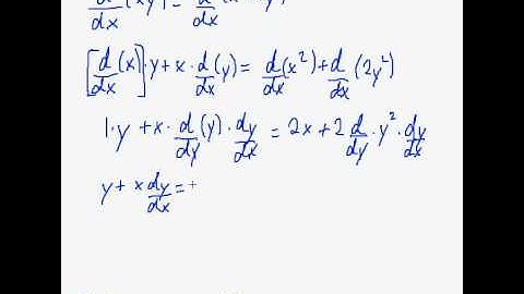 Implicit Differentiation (Calculus) - Quick Explanation! (Pt. 2)