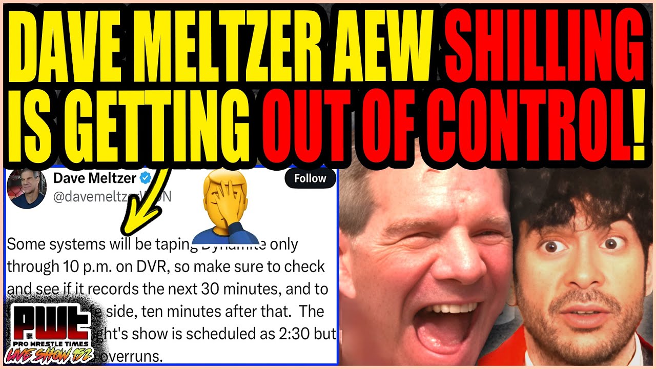 Dave Meltzer AEW Shilling Is OUT OF CONTROL! Wrestling Observer CRASHES OUT Over WWE Fan Questions!