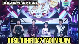 Download lagu FINAL RESULTS OF THE TOP 8 SHOW ON THE FIRST NIGHT OF DANGDUT ACADEMY 7 LAST NIGHT