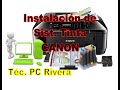 Tutorial como instalar sistema de tinta CANON MG2910, E402, E471