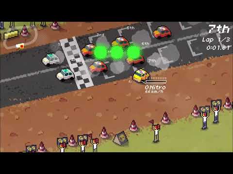 Super Pixel Racers Gameplay (PC game)