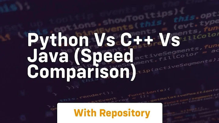 Python vs c++ vs java speed comparison