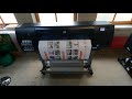 HP DesignJet Z6200 42 Zoll Großformat Photo - Drucker in Aktion