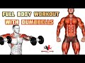 Full Body Workout at home with Dumbbells Workout Clock
