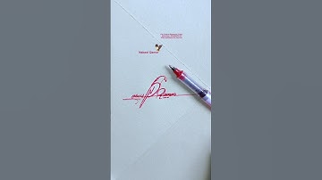 Eagle 🦅 Signature | Nabeel Qamar | #eagle #signature #howtosign #shorts