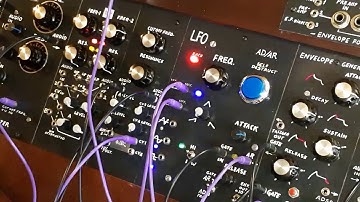 Demo of the ARP2600 Lowpass Filter (Yusynth design).
