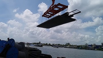 HOÀN THÀNH THỬ TẢI CẨU DERRICK CUỐI CÙNG 4 - CẦU VÀM CỐNG