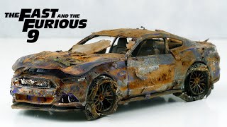 Restoration Fast \& Furious 9 Ford Mustang GT Toretto's muscle car