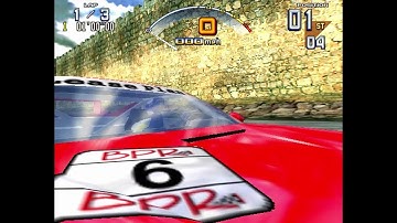 Scud Race (Sega Super Gt) Plus: All Car Number 6 (Animation Position 1)