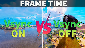 Vsync ON or OFF Frame Time Test - CS GO, Fortnite, Warzone What