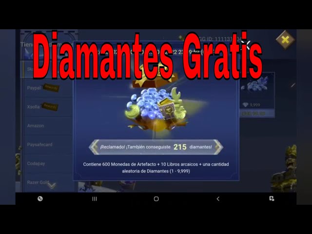 Lords Mobile - 3.633 Diamantes