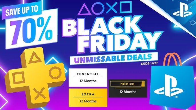 Black Friday 2023 traz descontos especiais para o PlayStation Plus