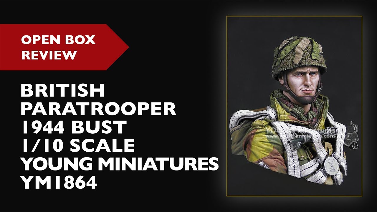 Young Miniatures BRITISH PARATROOPER 1944 BUST 1/10 SCALE, YOUNG MINIATURES YM1864 - YouTube