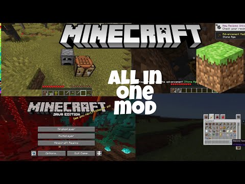 Minecraft all in one mod | Minecraft java edition mod in mcpe | # ...
