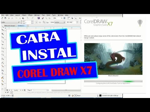 CARA INSTAL COREL DRAW X7 FULL