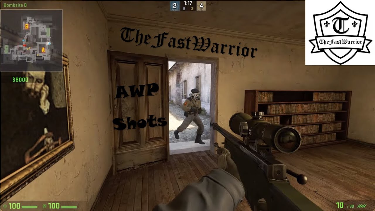 CS:GO: TheFastWarrior AWP Shots!!!
