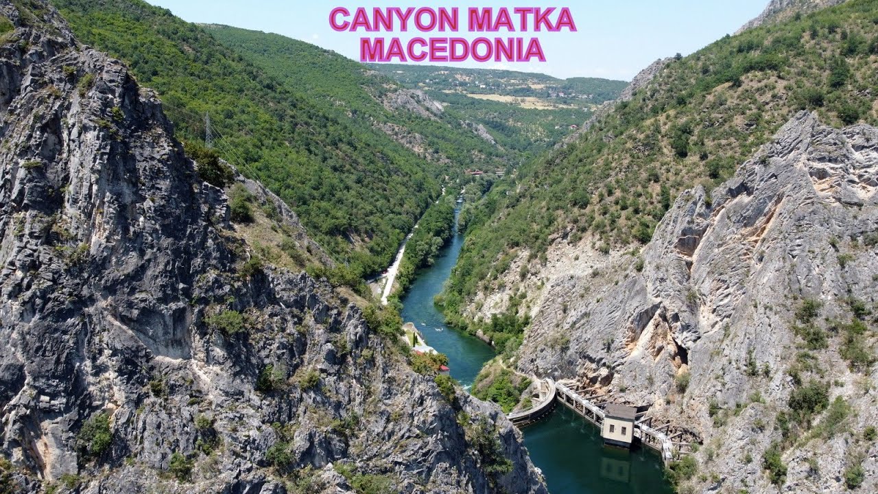 Canyon Matka North Macedonia; Boat ride through the Matka Canyon on the Treska River
