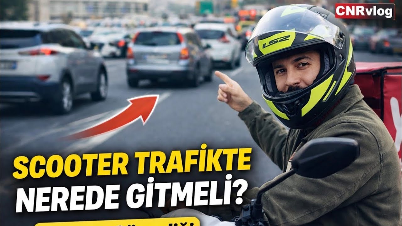 Scooter Trafikte Nerede Gitmeli? | Güvenli Sürüş Rehberi (Kurye Anlatıyor)
