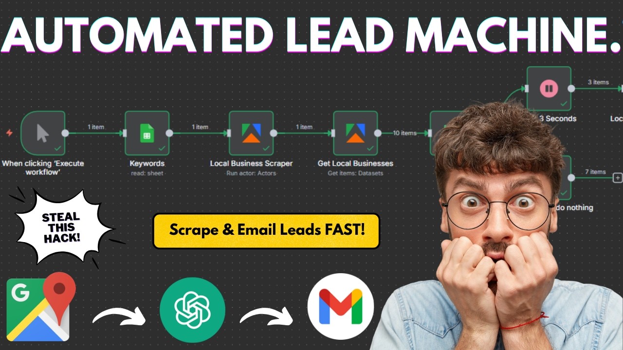 How to EASILY Scrape Local Business Leads & Automatically Email Them!