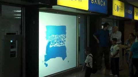 GestureTeks ScreenXtreme  Digital Signage Technology Used for Bank Marketing