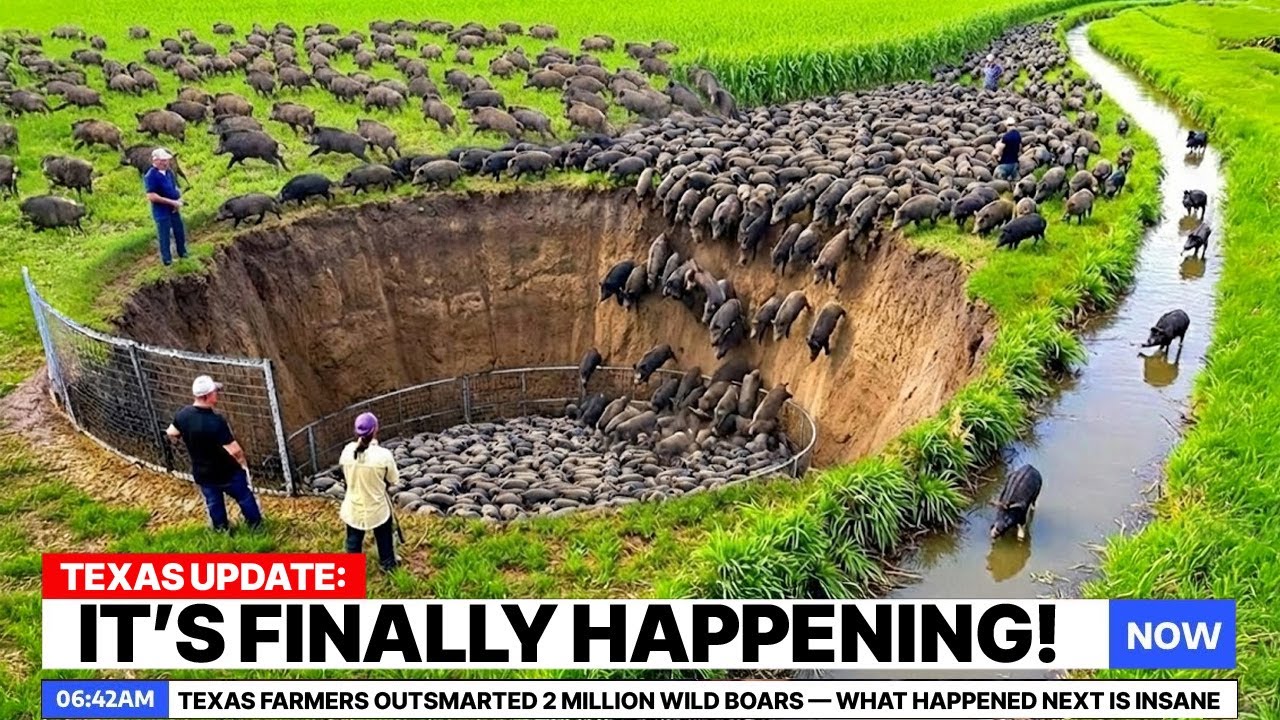 Texas Farmers Outsmarted 2 Million Wild Boars — What Happened Next Is INSANE