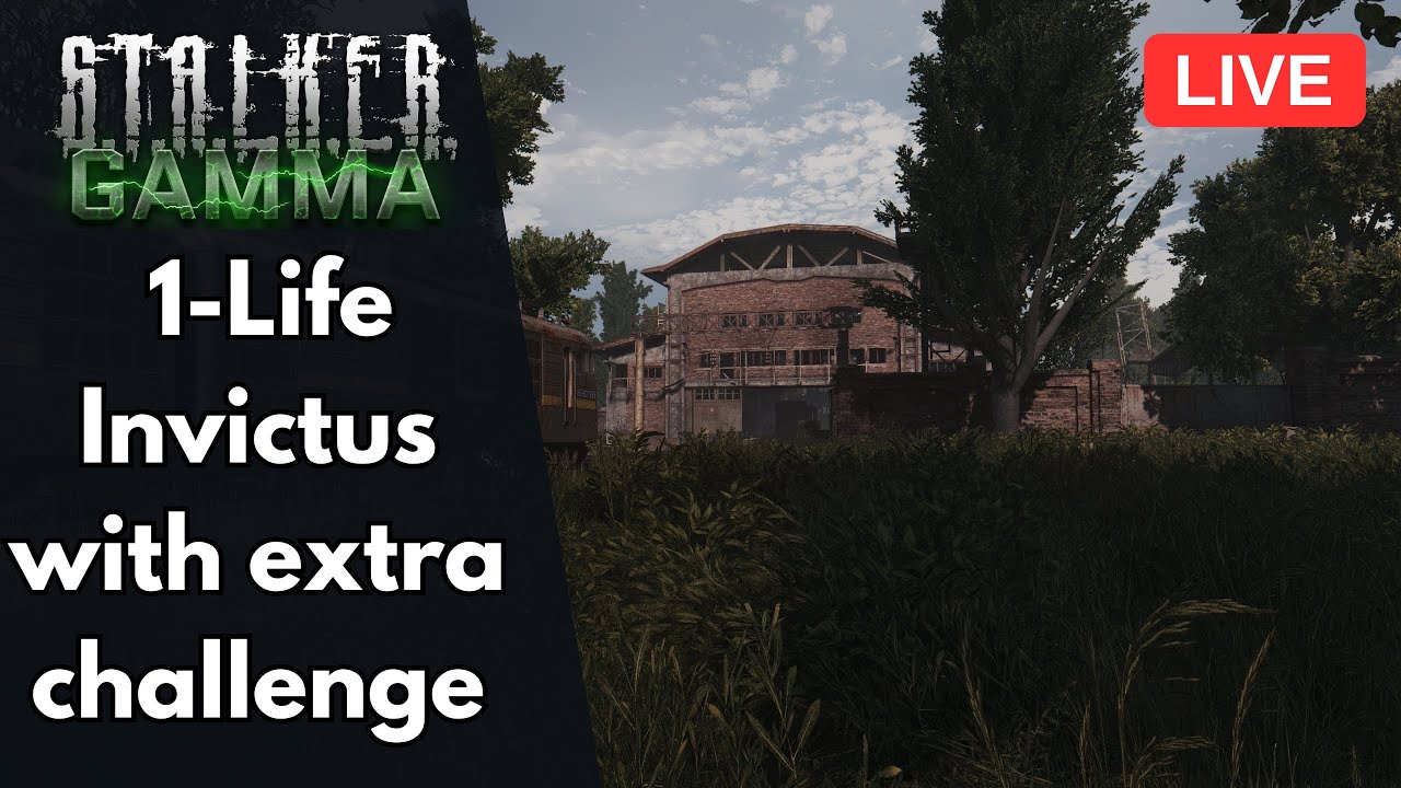 S.T.A.L.K.E.R. GAMMA: 1-Life Invictus attempts with rules - YouTube