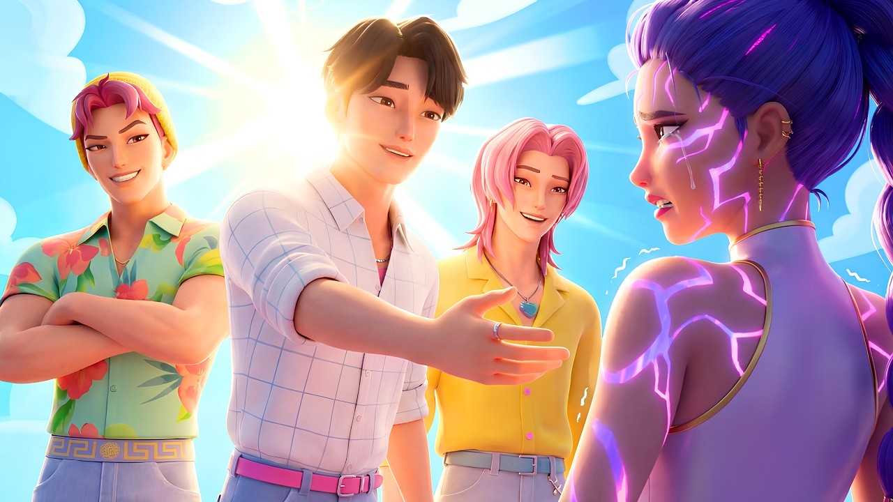 ¡RUMI FUE ADOPTADA POR LOS SAJA BOYS! | KPop Demon Hunters Animación Cinematográfica